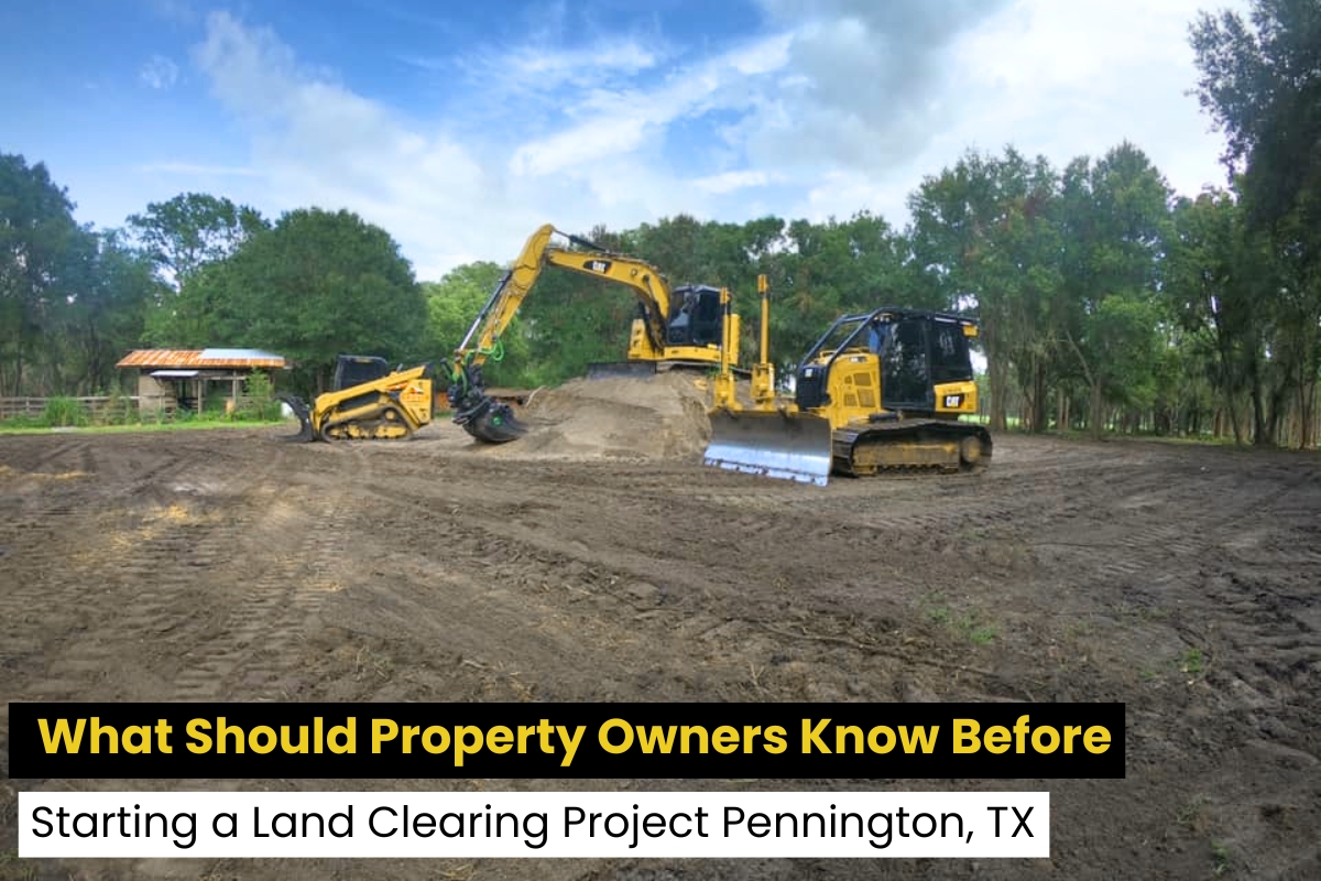 What to Know Before Starting Land Clearing in Pennington TX
